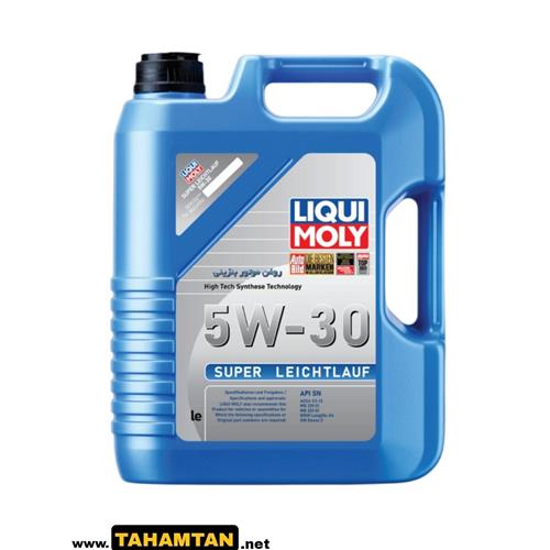 روغن موتور لیکو مولی سوپر لایشلاف 5 لیتری LIQUI MOLY API SN 5W-30