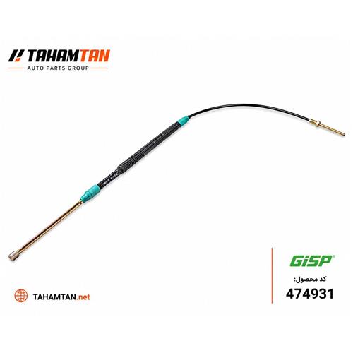 کابل ترمز دستی متوسط (شاخه چپ) پژو 405 - پارس - سمند GiSP