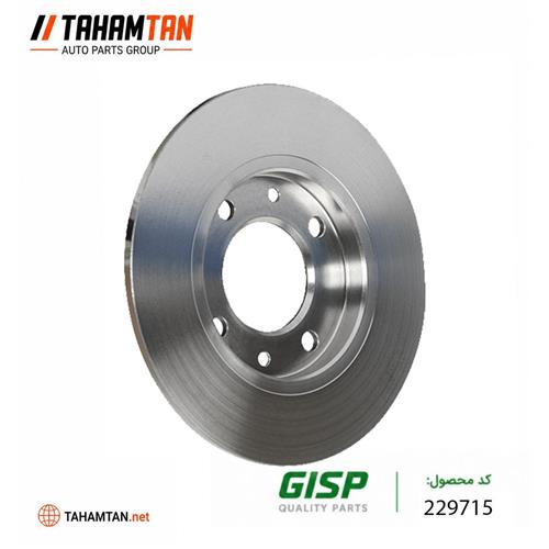 دیسک چرخ جلو پژو 206 تیپ 2 و 3 GiSP