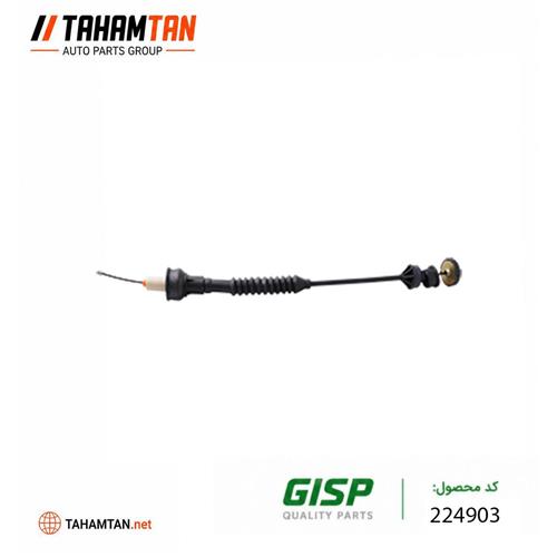 کابل کلاچ اتوماتیک بدون U پژو 206 تیپ 2 و 3 مدل 90-95 GiSP