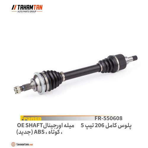 پلوس کامل پژو 206 تیپ 5 ABS کوتاه (میل اورجینال) FRANCO